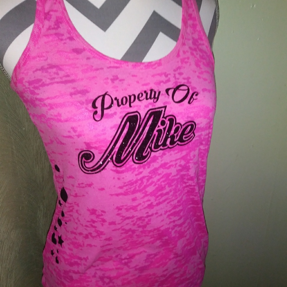 Property of Mike Racerback tank